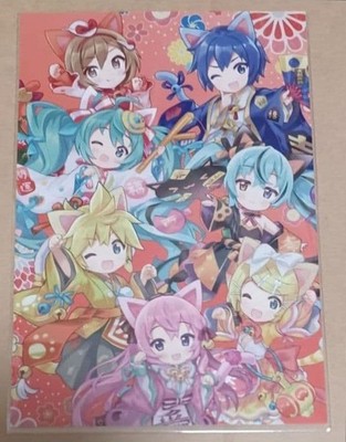 Hatsune Miku Lucky Cat Bonus Postcard Piapro Special Item