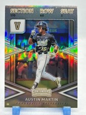 Austin Martin 2020 Panini Elite Extra Edition College Tickets Holo Prizm #CT-AM