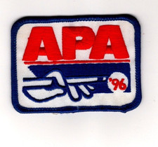 American Poolplayers Assoc, APA 1996, Purple Border Rectangle Patch