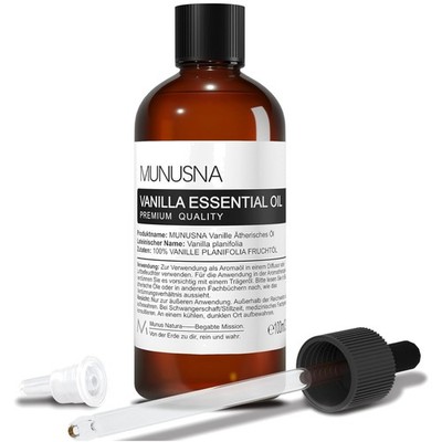 Reines Vanille-Ätherische Öl für Diffusor und DIY-Anwendungen, 100 Milliliter