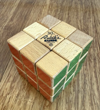 Rubik's Cube 30th Anniversary   2010 Limited Edition   Wood Wooden 3x3x3 Puzzle