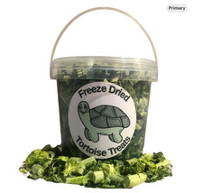 Freeze Dried Tortoise Treats   Grassland Tortoise Mix, 2.5oz Bucket