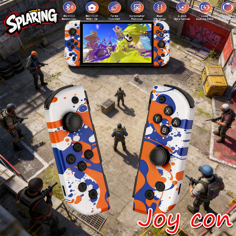 1-Pair For Nintendo Switch Joy con Controller Left+Right Wireless Gamepad 1X