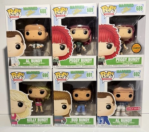 Funko Pop! Television - Married With Children Complete Set - Al Bundy See Pics