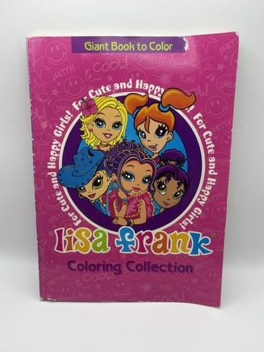 Lisa Frank Giant Book To Color / Coloring Collection- No pages Colored