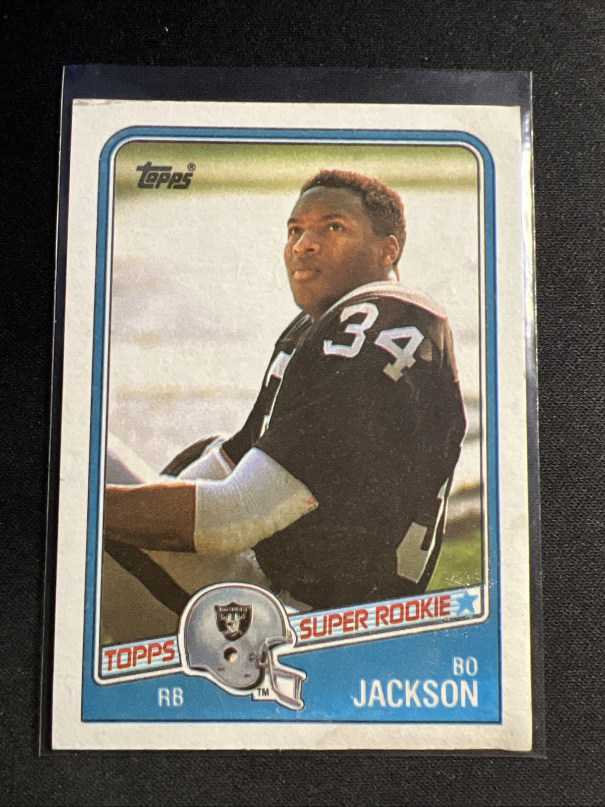 1988 Topps Football Bo Jackson Rookie Card #327 RC Oakland Raiders  