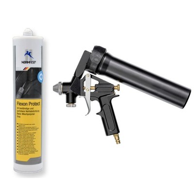 Normfest Flexon Protect Nahtabdichtungsset Grau Vaupel 3500 Druckbecherpistole