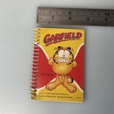 Small vintage wire ring Garfield notebook