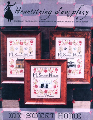 Heartstring Samplery MY SWEET HOME Cross Stitch Chart Only ~ house sampler