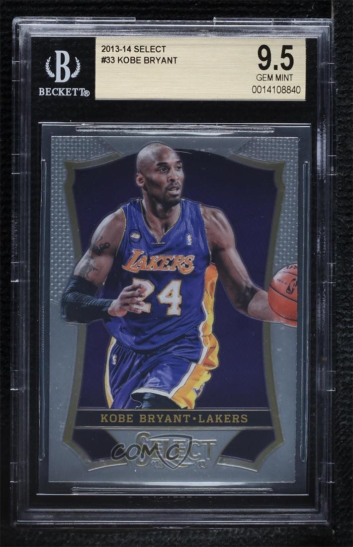 2013-14 Panini Select Kobe Bryant #33 BGS 9.5 GEM MINT HOF 09um