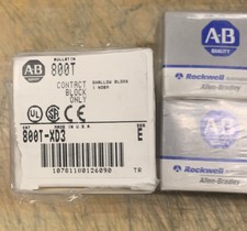 ALLEN BRADLEY 800T-XD3 SER. E SHALLOW CONTACT BLOCKS -NIB