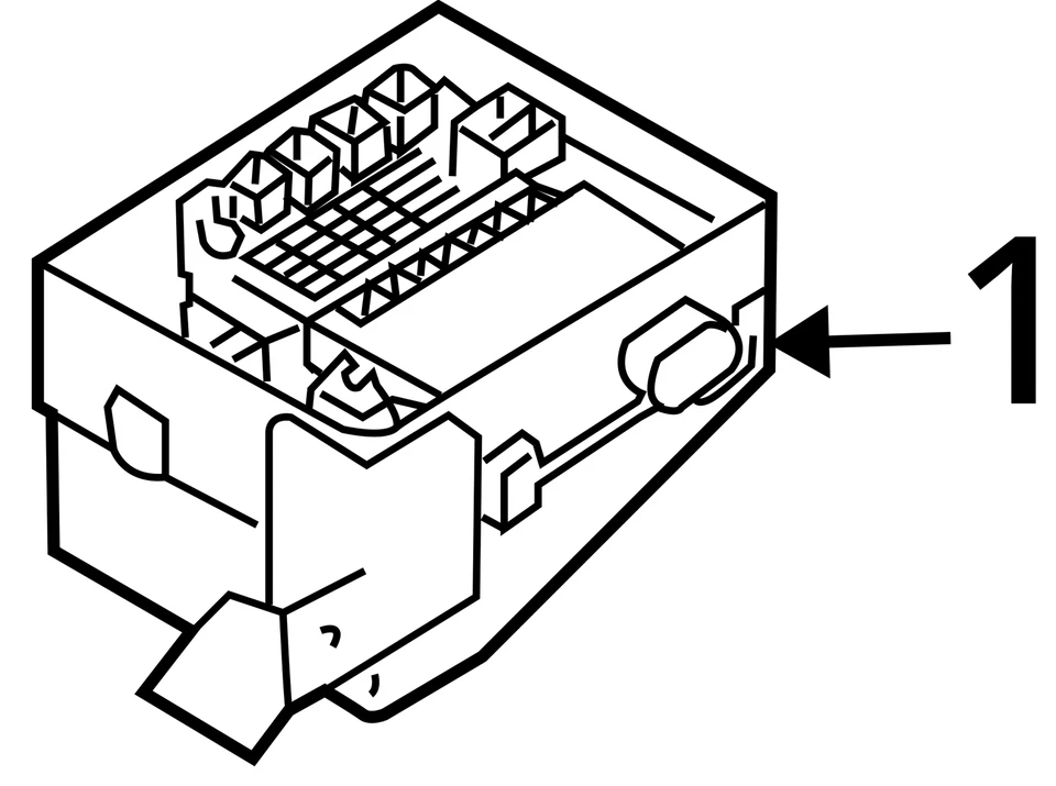 Fuse Box Engine Compartment Fits 01-12 ECLIPSE 1404987 - Image 4 of 4
