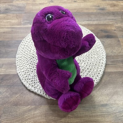 Vintage Barney Purple Dinosaur Plush Stuffed Animal 11  Lyons Group 1992