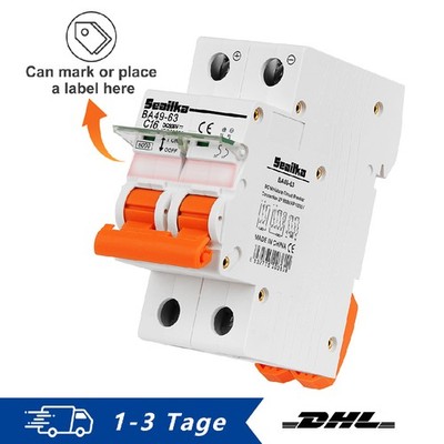 DC Leitungsschutzschalter Solarpanel PV 500V Trennschalter Sicherungsautomat DE
