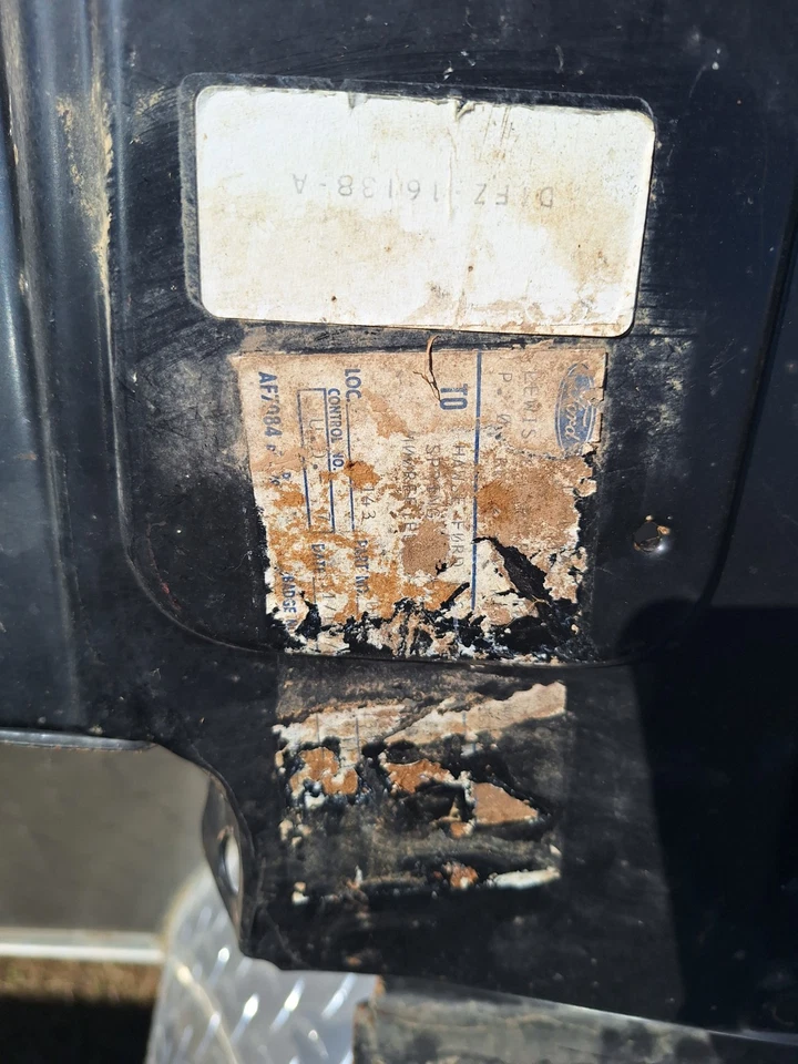 1971 - 1980 Ford Pinto Bobcat NOS Core Support New Old Stock D1FZ-16138-A Metal - Image 3 of 4