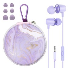 Earbuds Set with Case for Kids for School, Wired Headphones with Case and Sma...