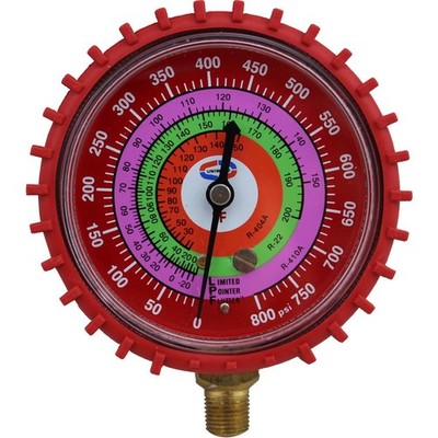 Uniweld G529LD Manifold Gauge High R-410A,R-22,R-404A psi/Fahrenheit