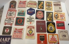 Lot Of 25 Vintage Craft Beer Coasters Bar Pub Advertising Breweriana Unused