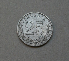 25 centesimi AQUILA SABAUDA Vittorio Emanuele III (S)