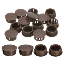 18Pcs 19mm 3/4" Flush Type Panel Round Snap in Fastener Brown