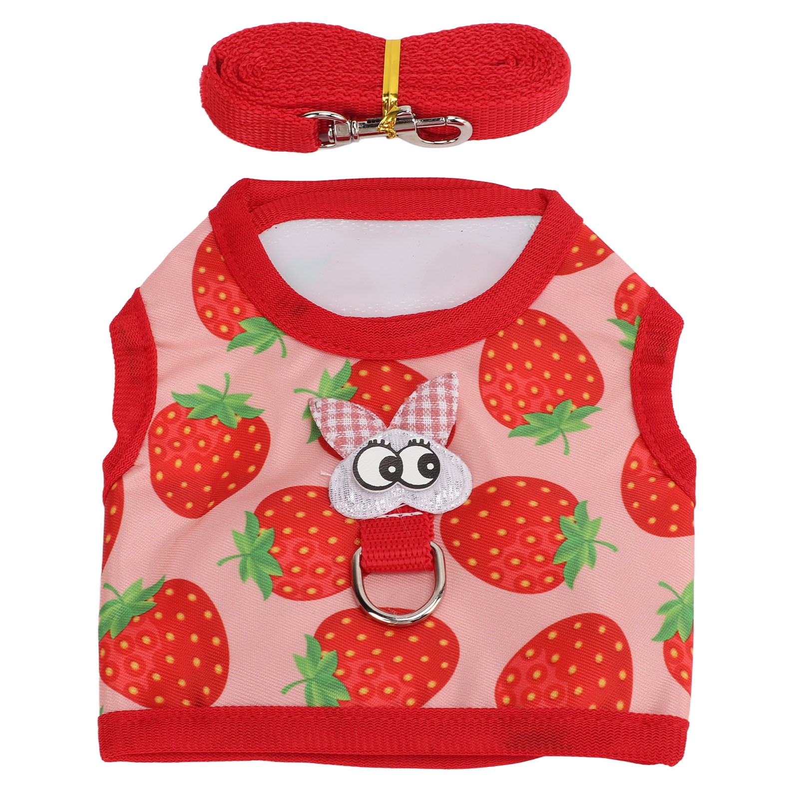 New Pet Bunny Pet Bunny Vest Strawberry Pattern Small Animals For Guinea Pig