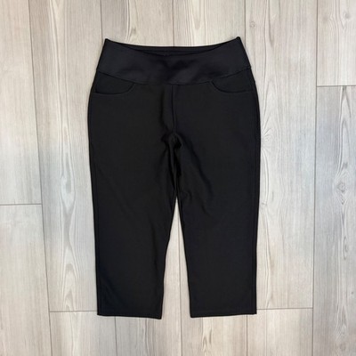 Puma Golf PWRSHAPE Capri Pants Mens Black Athletic Golfing Trousers 533017-01 M