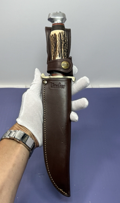 Linder 440 Bowie Knife Fixed Blade Solingen Germany Inox Rostfrei