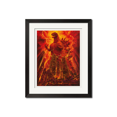 17x22 Print - Godzilla x Noriyoshi Ohrai Japanese Vintage Monster