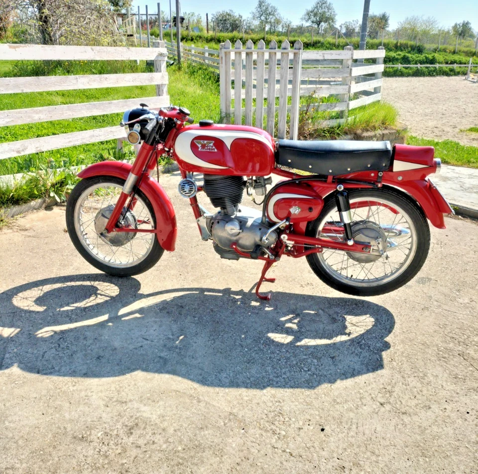 Moto Morini Tresette Sprint Del 1958 - Completamente Restaurato - Immagine 2 di 4