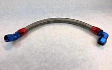 OBX AN-10 Oil Cooler / Oil Relocator Stainless 18" Braided Hose