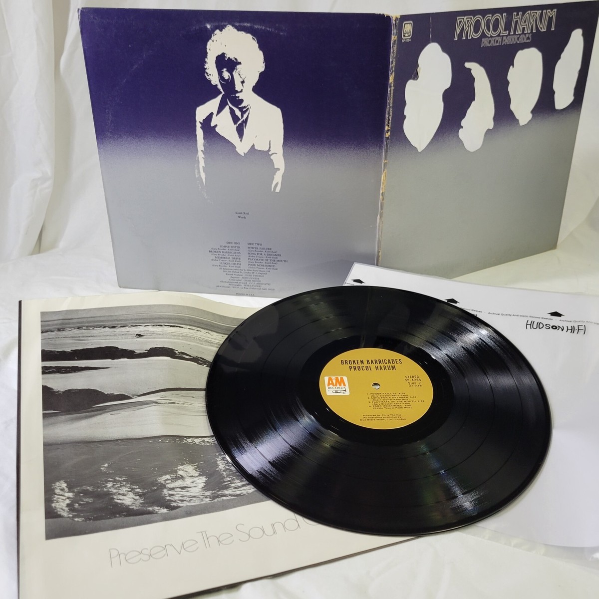 欧2discs LP Procol Harum Aster  (New York Broadcast 1969) PARA479LP PARACHUTE RECORDING COMPANY /00520 A Whiter Shade of Pale: Procol Harum: 5017615618822: Amazon