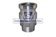 Jumpsize Camlock  2" Male Camlock Reducer x 1-1/2" Male Pipe  Aluminum  2015F