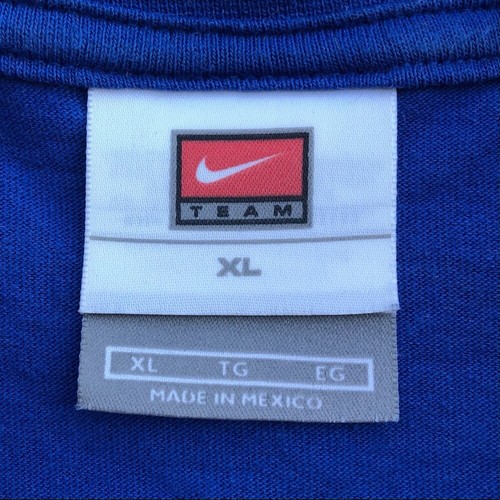 Vtg Nike Club América Blue Soccer Tee - Size XL - Picture 6 of 7