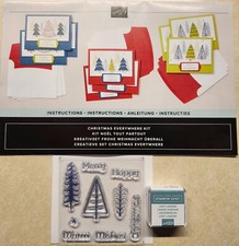 Stampin Up KIT COLLECTION EXTRAS CHRISTMAS EVERYWHERE STAMPS INK SPOT