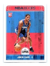 2017-18 Hoops Basketball #289 Jawun Evans Rookie RC Los Angeles Clippers