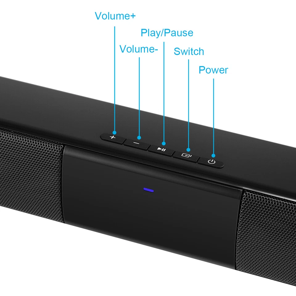 Soundbar für TV Geräte,Soundbar Fernseher,Bluetooth 5.3 TV-Soundbar-Lautsprecher - Bild 3 von 4