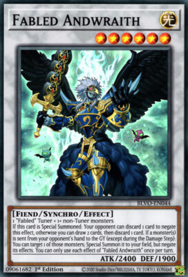 Yugioh! Fabled Andwraith - BLVO-EN044 - Super Rare - 1st Edition Near Mint, Engl