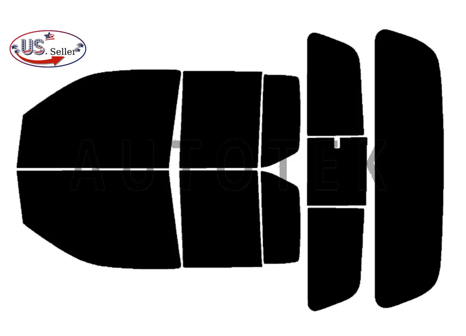 Película de ventana precortada en todos los lados cualquier tono para Nissan Frontier Crew 2005-2021 Foto 2 de 4