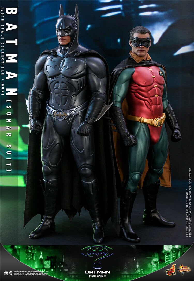 New Hot Toys MMS593 Batman & MMS594 Robin 1/6 Batman Forever Action Figure Model