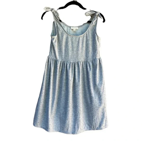 SEE YOU MONDAY Dress Swiss Dot Tie Shoulder Boho Gray Mini Dress Size Medium | eBay SEE YOU MONDAY Dress Swiss Dot Tie Shoulder Boho Gray Mini Dress Size Medium | eBay