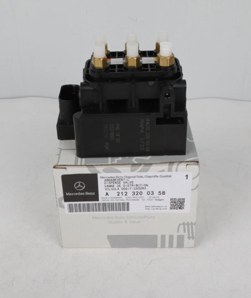 Air Suspension Valve Block For Mercedes Benz GL350 450 550 ML250 S400 2123200358 Foto 3 de 4