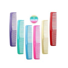 Colorful Hair Comb Set 6 Colors in Pack Hair Combs For Women Men and Kids NEW