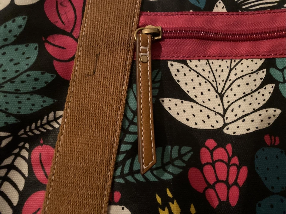 Bolso de Mano Fossil Floral Oscuro Multicolor Foto 3 de 4