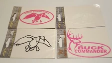 4-pcs Buck & Duck Commander DUCK Stickers Decals, window Dynasty