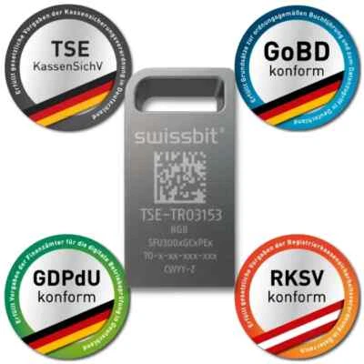 Swissbit TSE USB 5 JAHRE LAUFZEIT. Für Mehrere Kassensysteme Geeignet