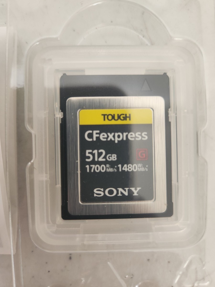 Sony TOUGH CFexpress 512GB Type B Memory Card #CEB-G512