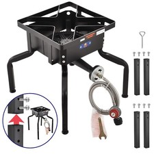 200.000 BTU.Quemador único de propano para estufa de cocina al aire libre con patas ajustables