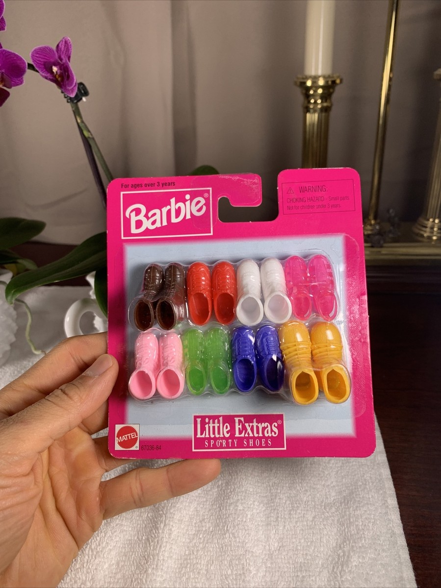 DEADSTOCK Vintage 1998 Barbie Little Extras Posable Shoe DEADSTOCK Vintage 1998 Barbie Little Extras Posable Shoe