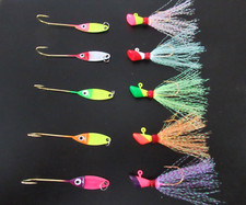 SHAD GRABBERS MASTER PACK (5) NON LEAD 1/16 OZ SHAD DARTS (5) SZ 1 WILLOW SPOONS