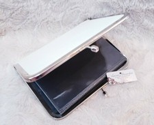 LAUREN ALEXANDRA Photo Clutch CRGI White PC-9049 4x6 purse album 10 sleeves NEW